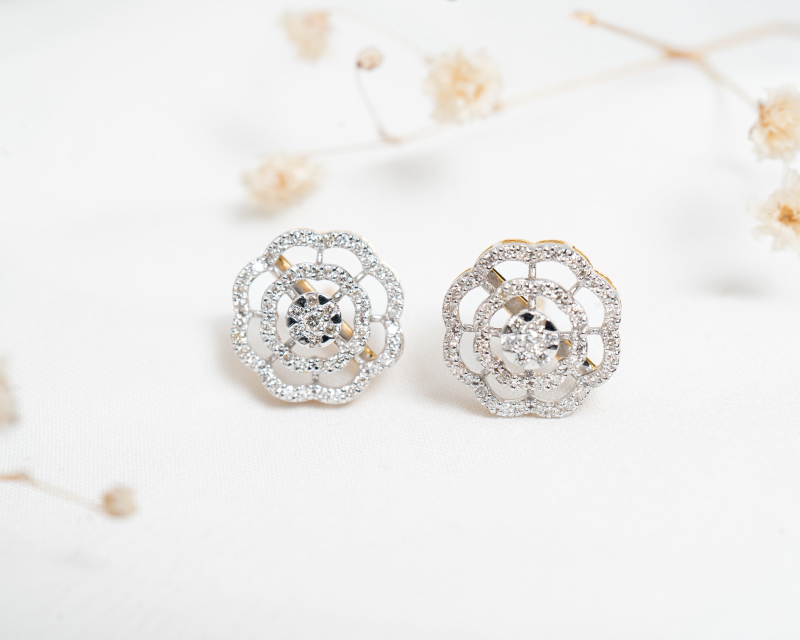 The Camellia Rosette Diamond Tops